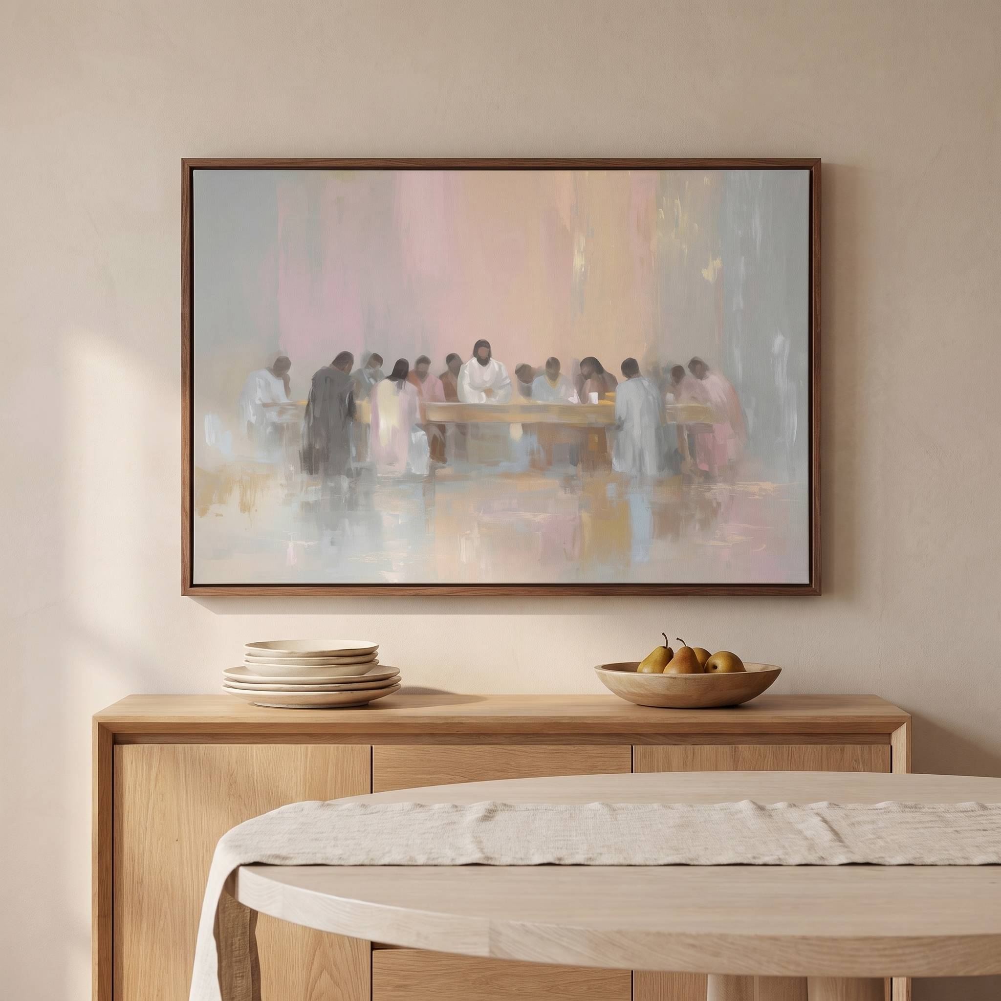 Modern Christian Wall Art Last Supper for Modern Homes