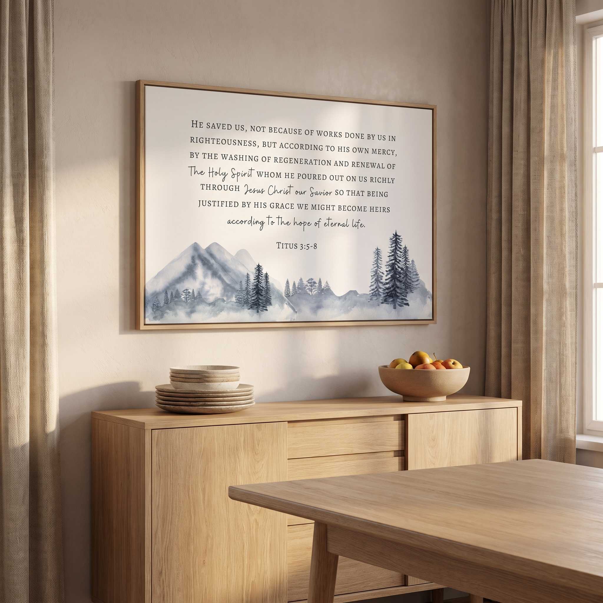 Scripture Wall Art: Letting God’s Word Dwell in the Home