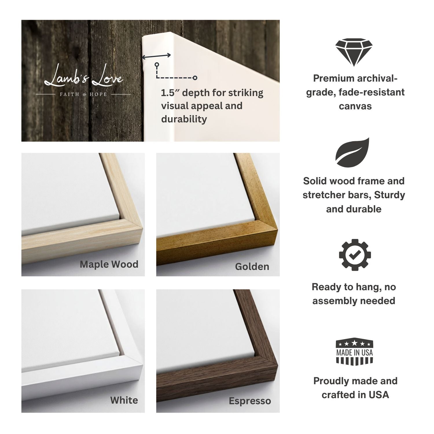 Quality Wall Art at Lamb's Love