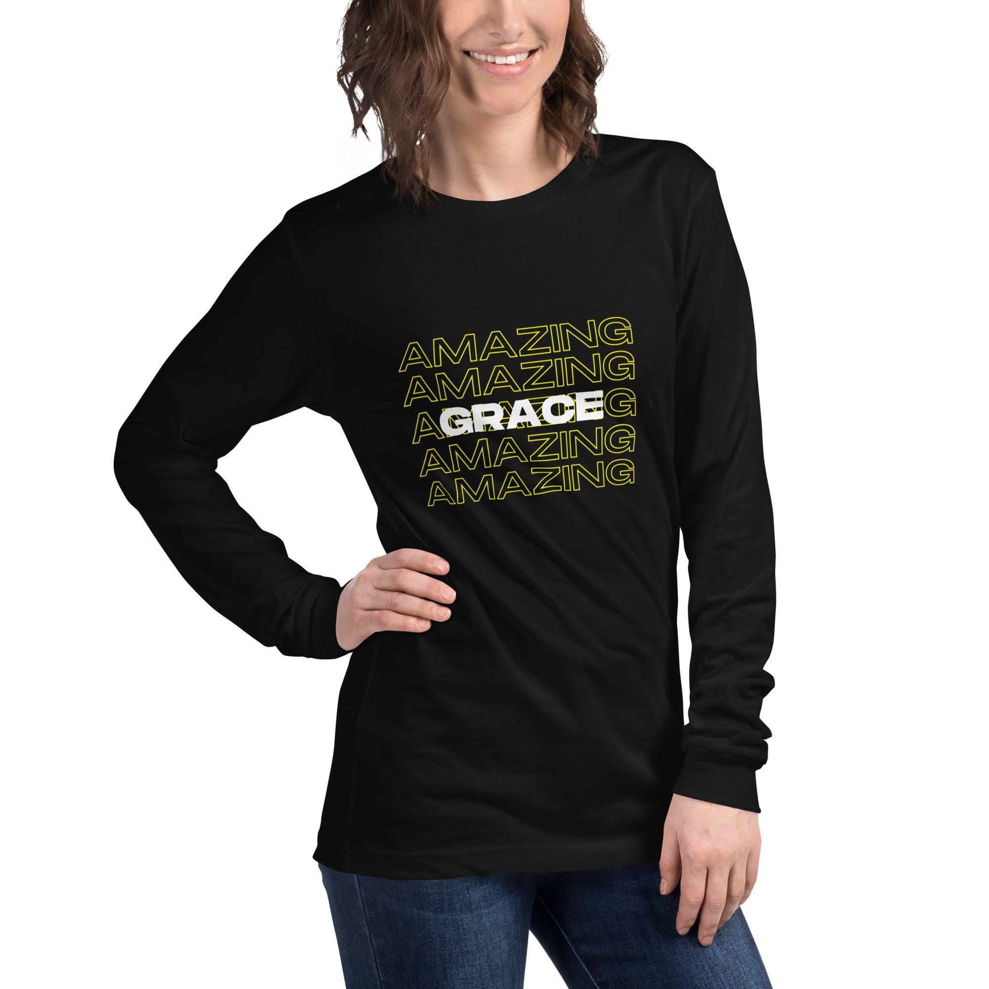 Amazing Grace, Women's Long Sleeve Tee - Lamb’s Love