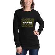 Amazing Grace, Women's Long Sleeve Tee - Lamb’s Love