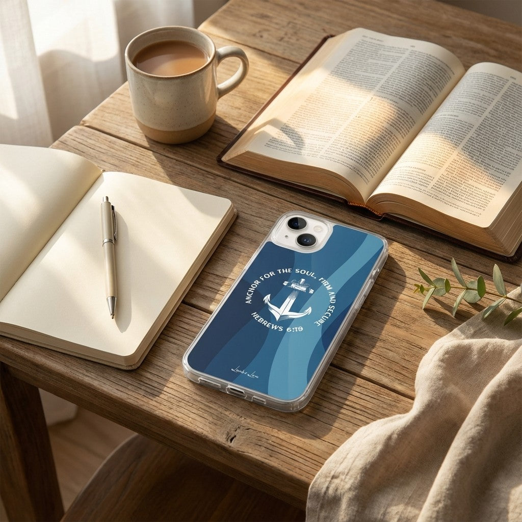 Anchor for the Soul, MagSafe Compatible Christian Phone Case