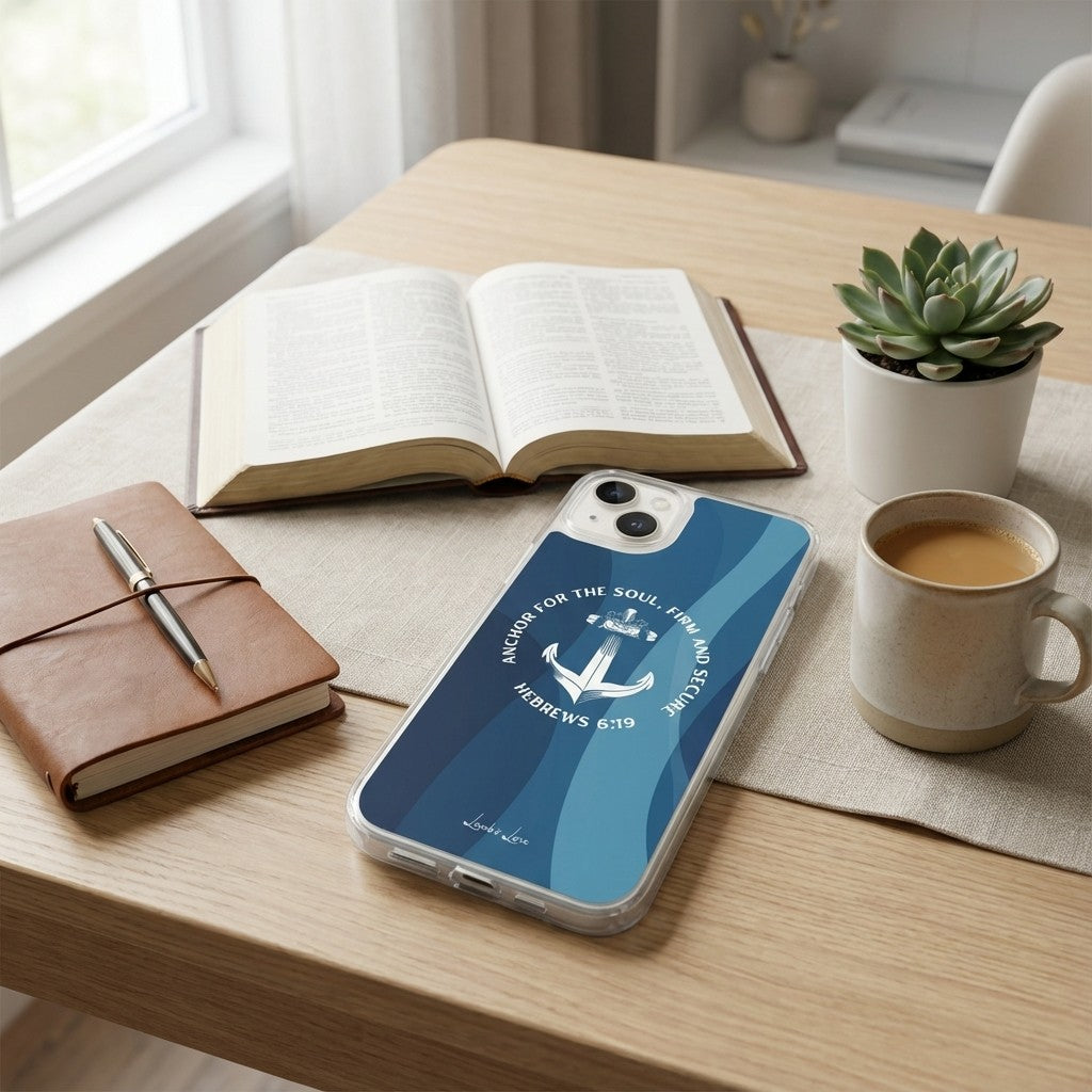 Anchor for the Soul, MagSafe Compatible Christian Phone Case