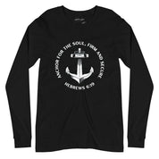 Anchor for the Soul, Men's Long Sleeve Tee - Lamb’s Love