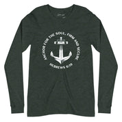 Anchor for the Soul, Men's Long Sleeve Tee - Lamb’s Love