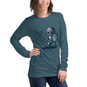 Armor Up Against Ghost, Women's Long Sleeve Tee - Lamb’s Love