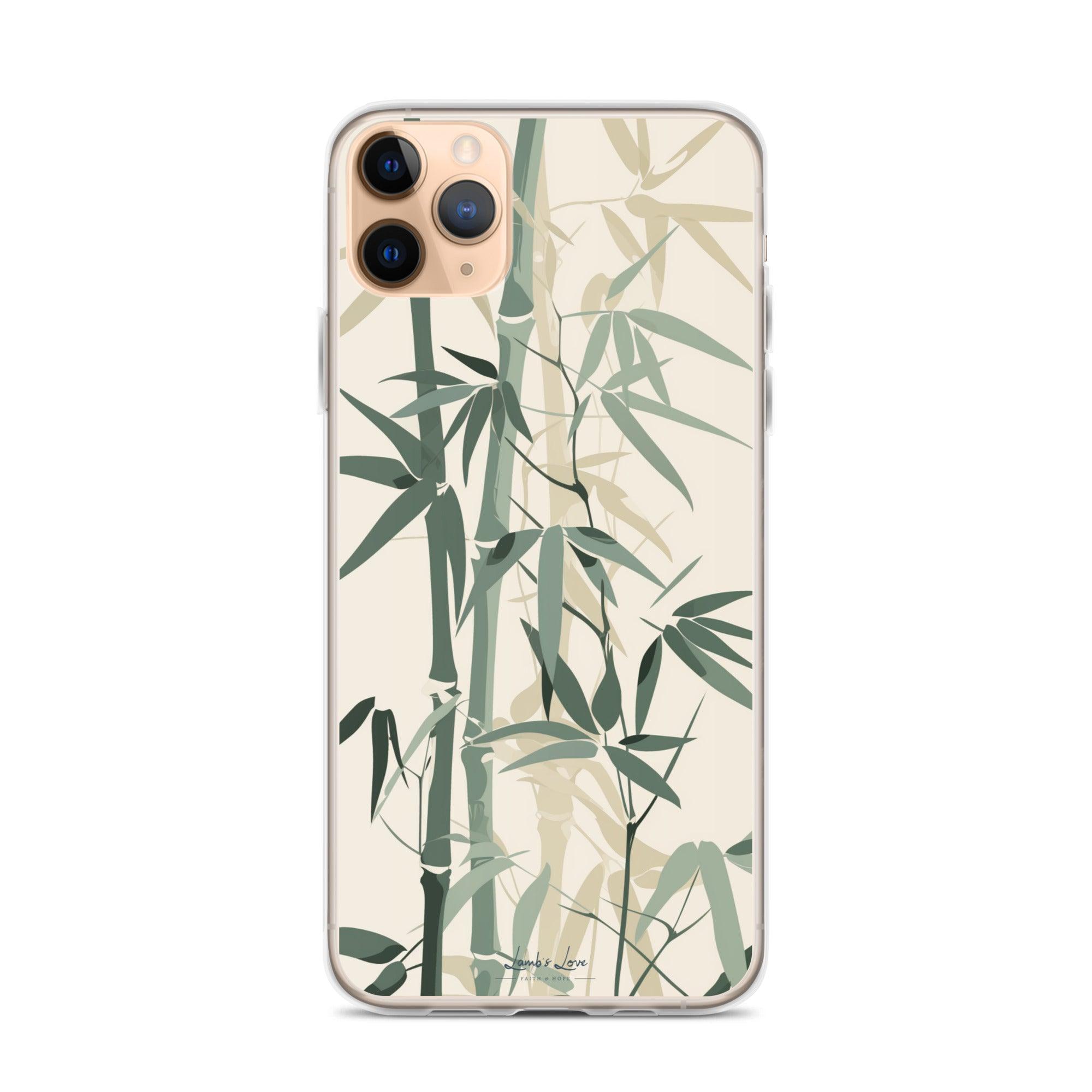 Bamboo, Clear-edge Case for iPhone - Lamb’s Love