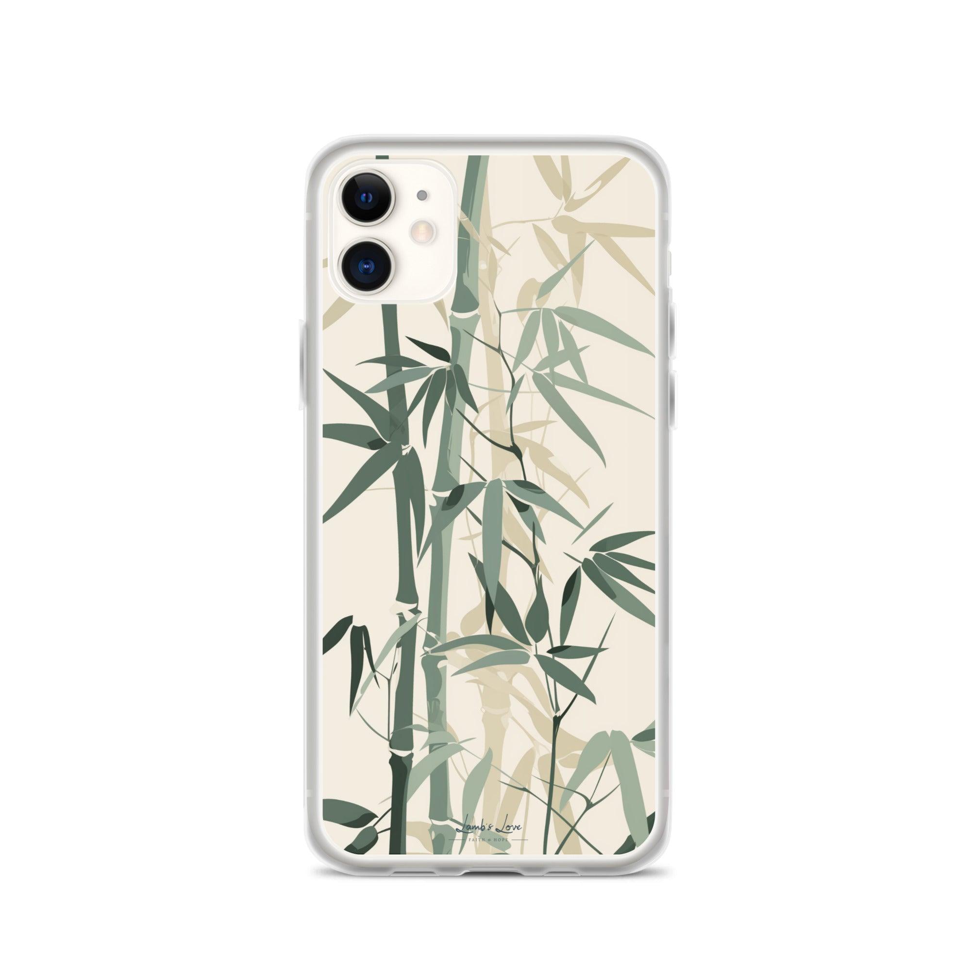 Bamboo, Clear-edge Case for iPhone - Lamb’s Love