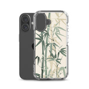 Bamboo, Clear - edge Case for iPhone - Lamb’s Love