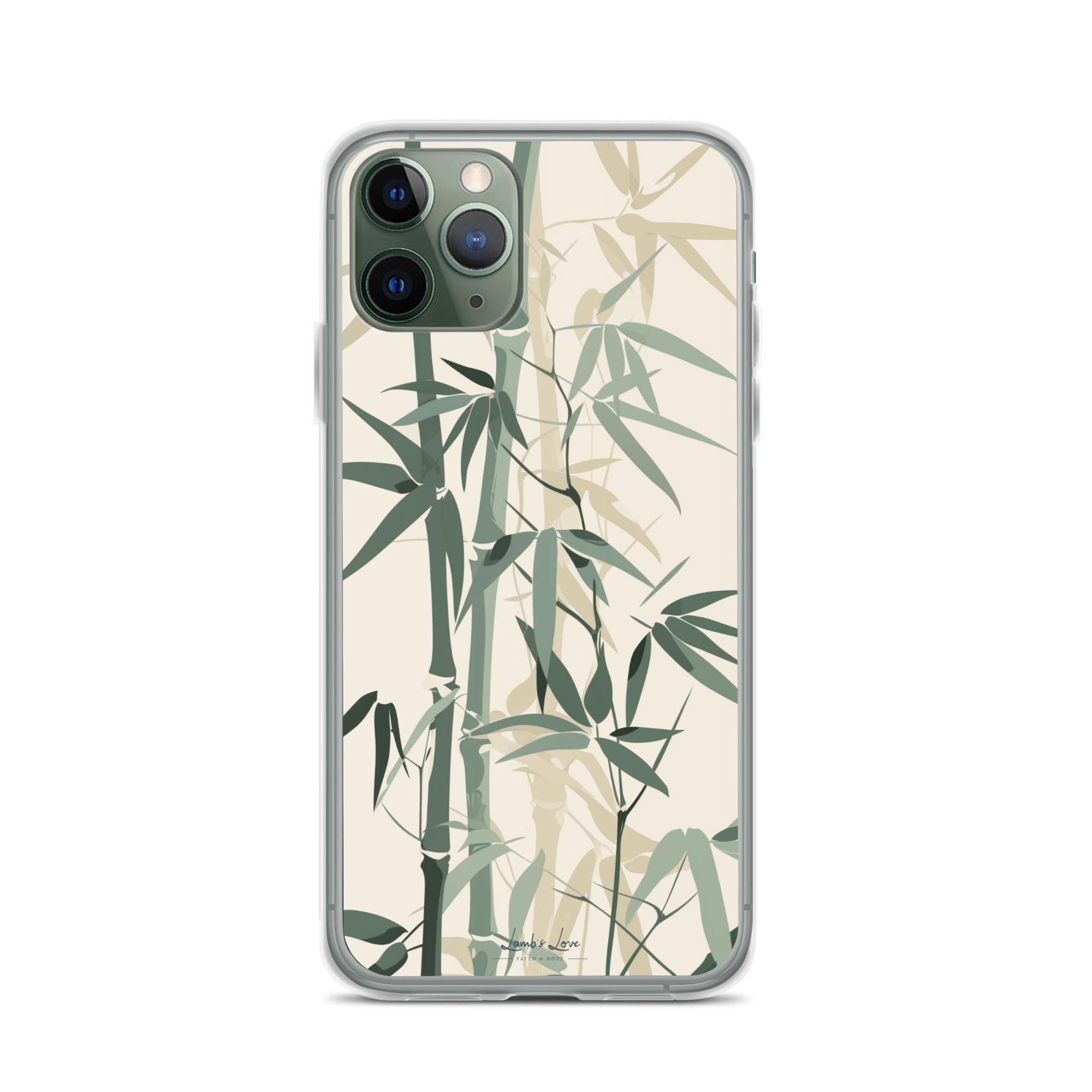 Bamboo, Clear-edge Case for iPhone - Lamb’s Love