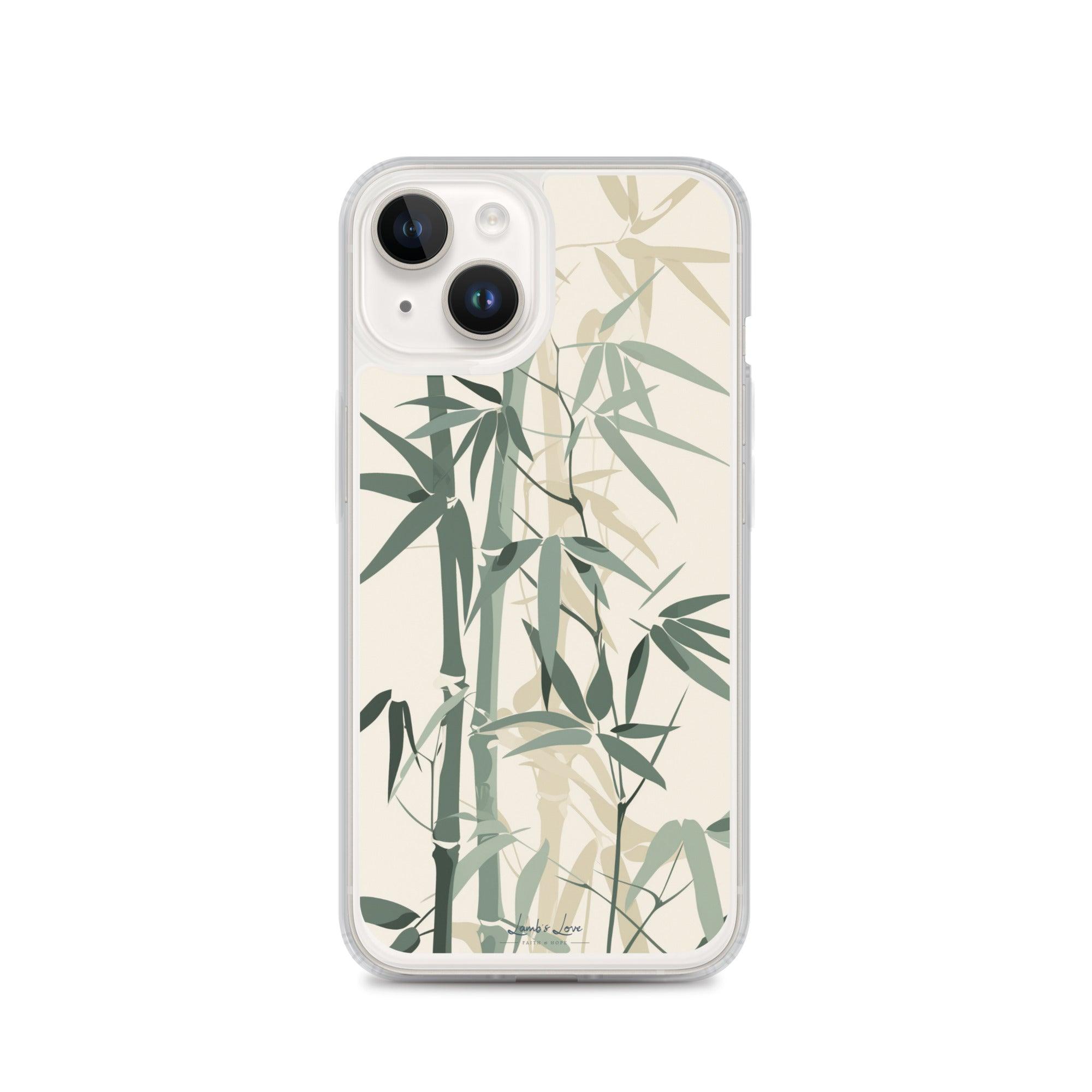 Bamboo, Clear-edge Case for iPhone - Lamb’s Love