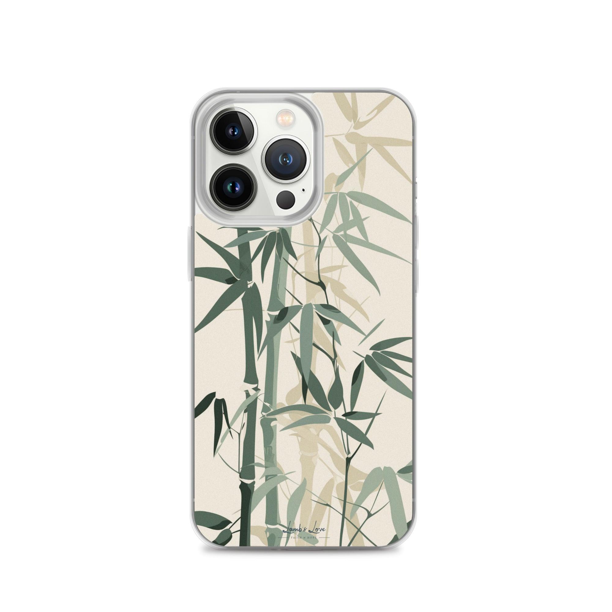 Bamboo, Clear-edge Case for iPhone - Lamb’s Love