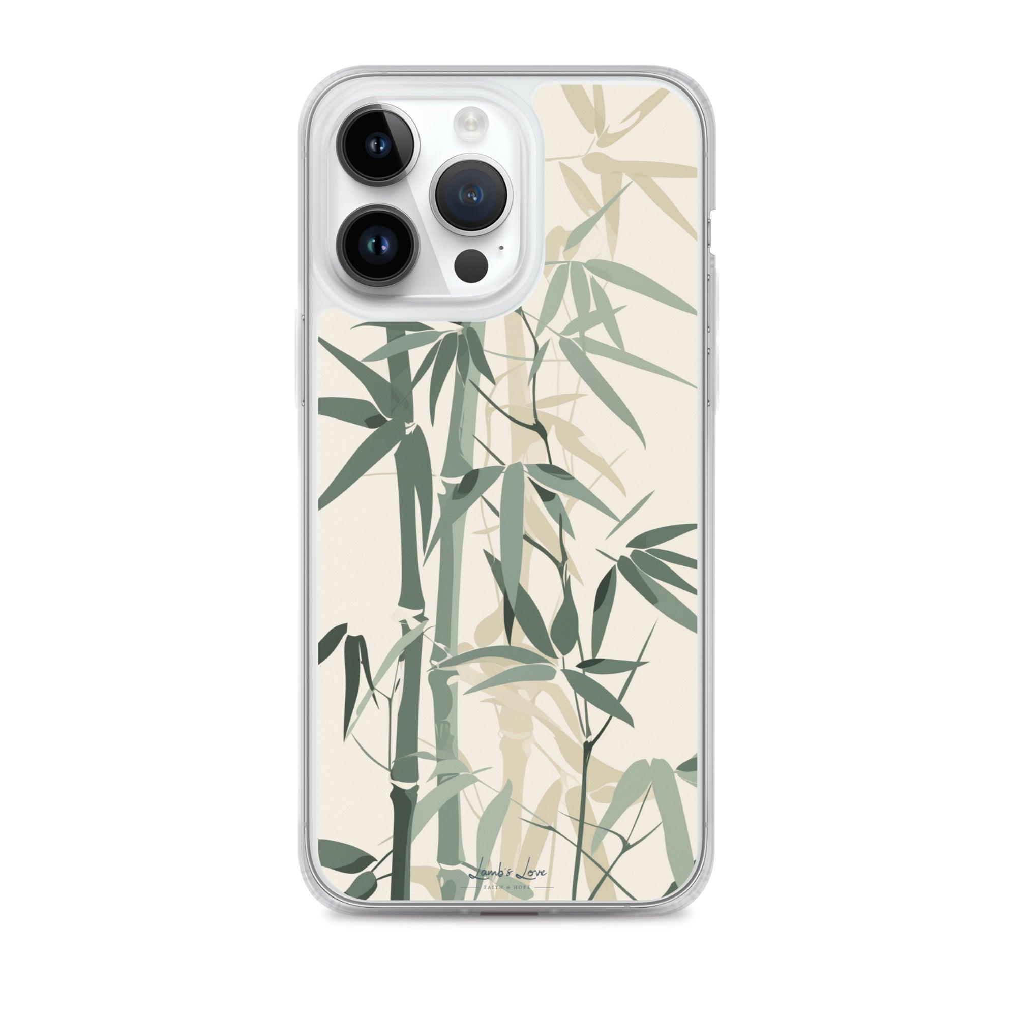 Bamboo, Clear-edge Case for iPhone - Lamb’s Love