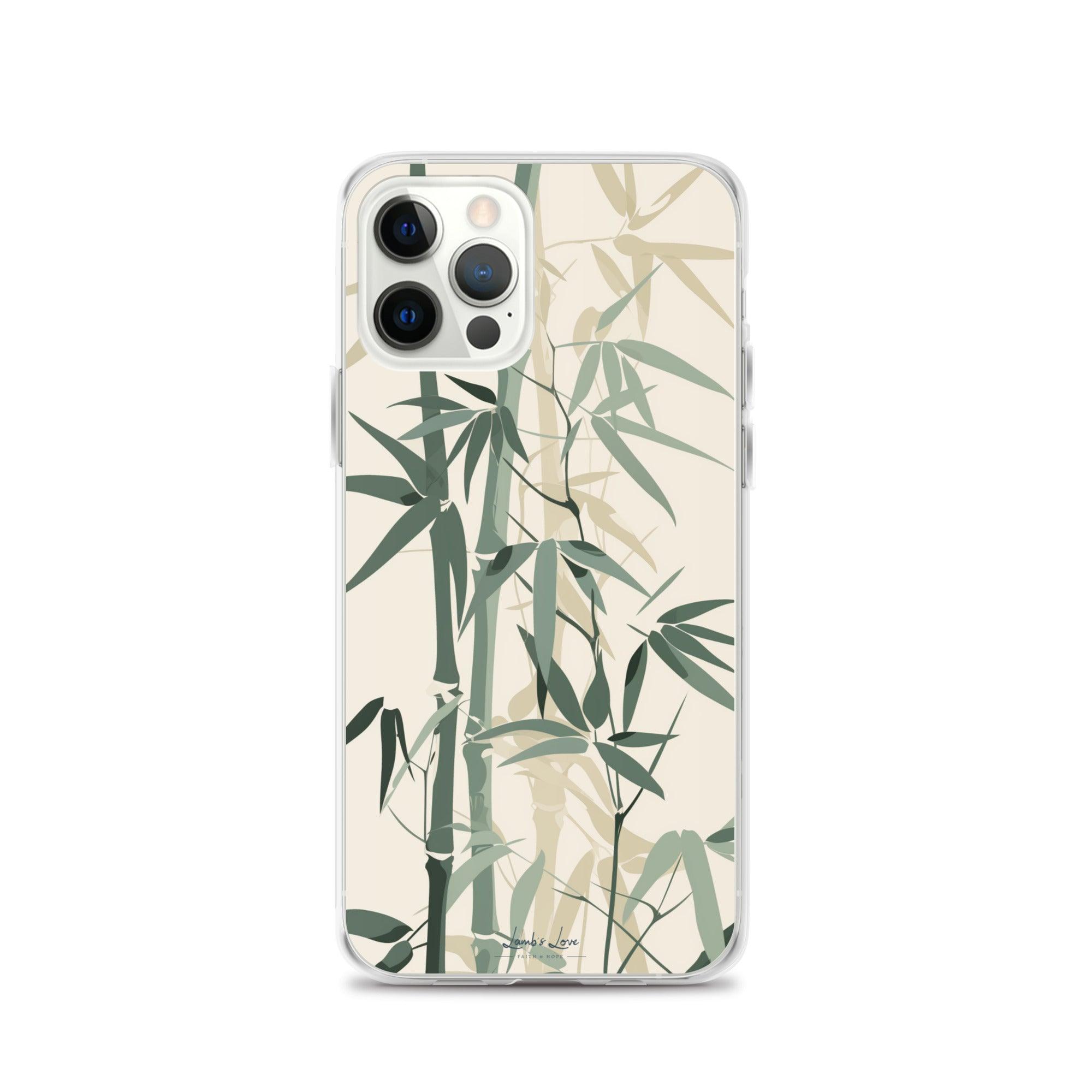 Bamboo, Clear-edge Case for iPhone - Lamb’s Love