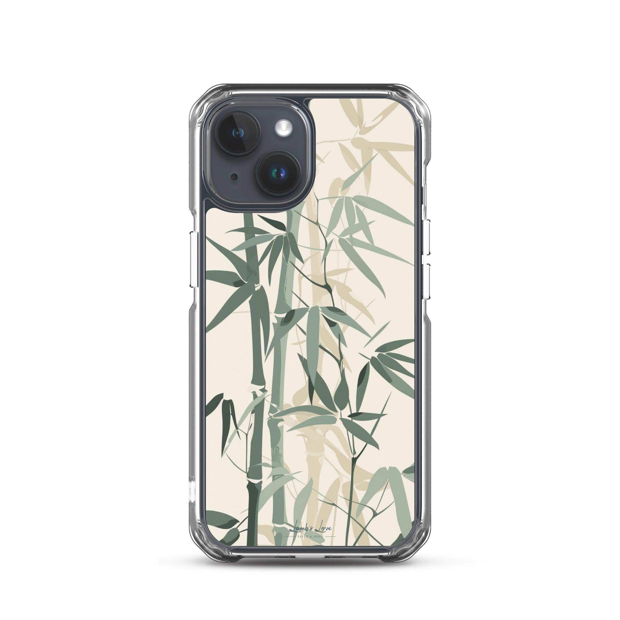 Bamboo, Clear-edge Case for iPhone - Lamb’s Love