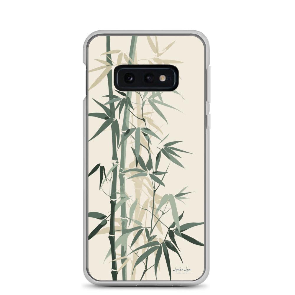 Bamboo, Clear-edge Case for Samsung - Lamb’s Love