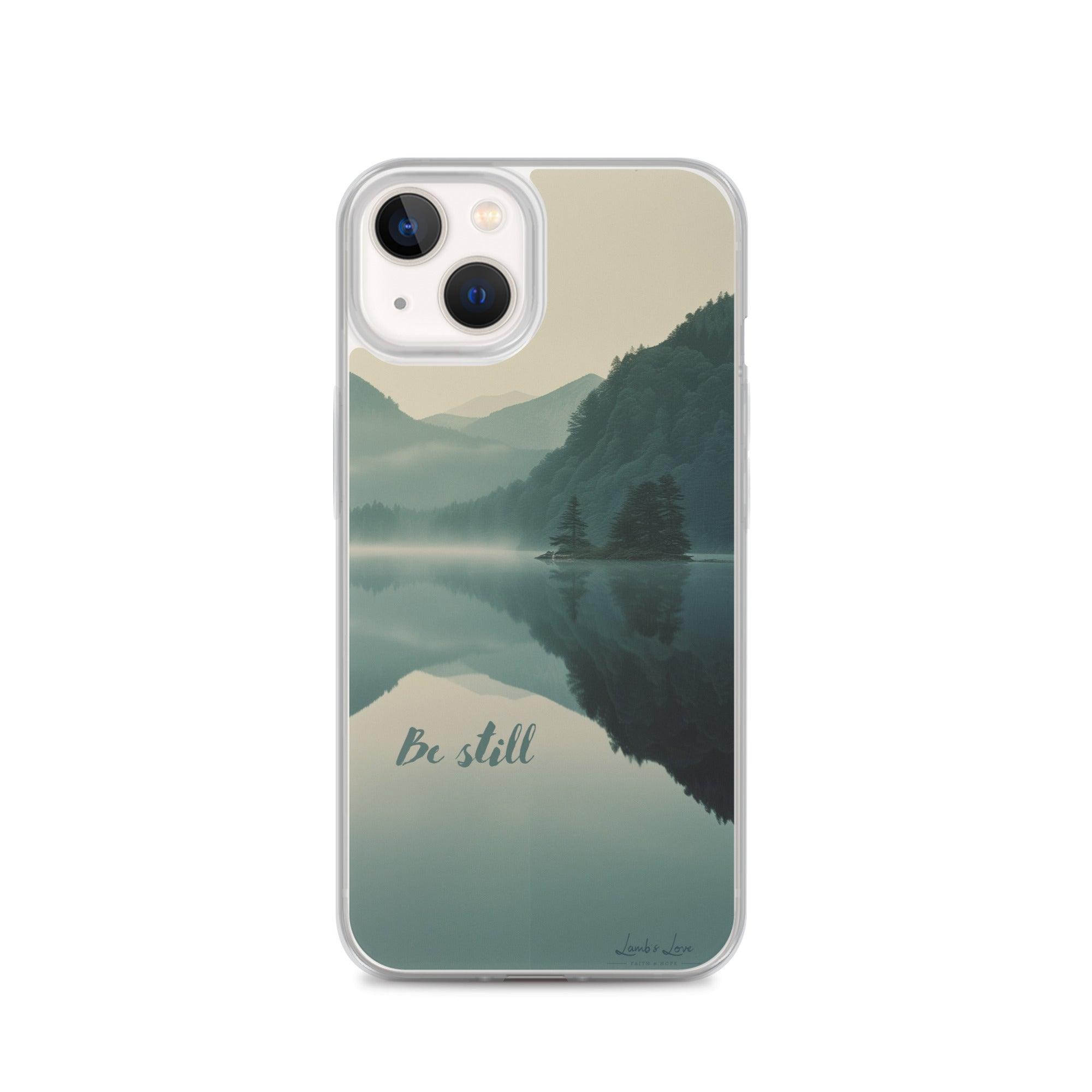 Be Still, Clear-edge Case for iPhone - Lamb’s Love