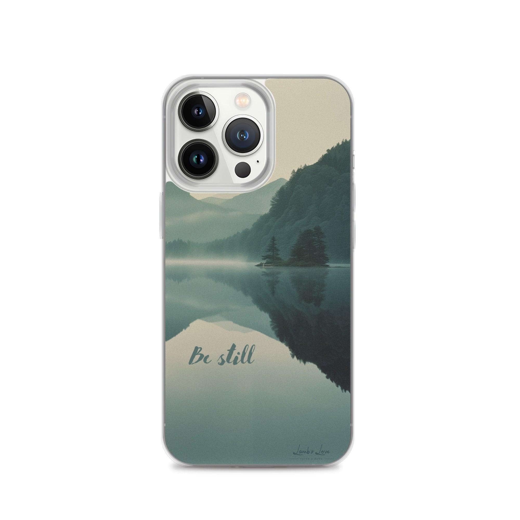 Be Still, Clear-edge Case for iPhone - Lamb’s Love