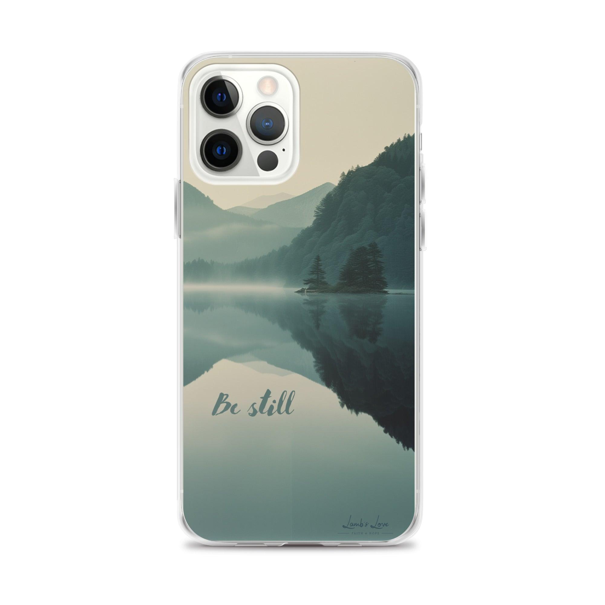 Be Still, Clear-edge Case for iPhone - Lamb’s Love