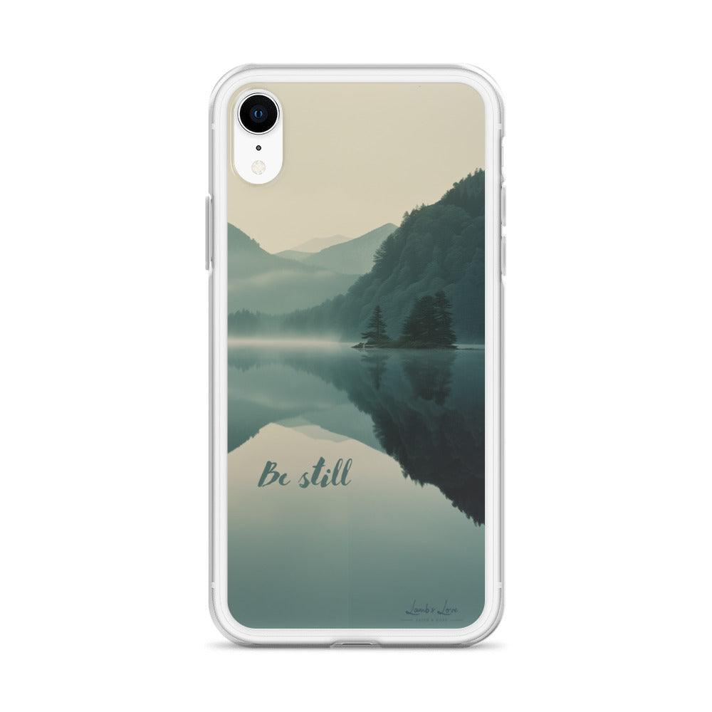 Be Still, Clear-edge Case for iPhone - Lamb’s Love