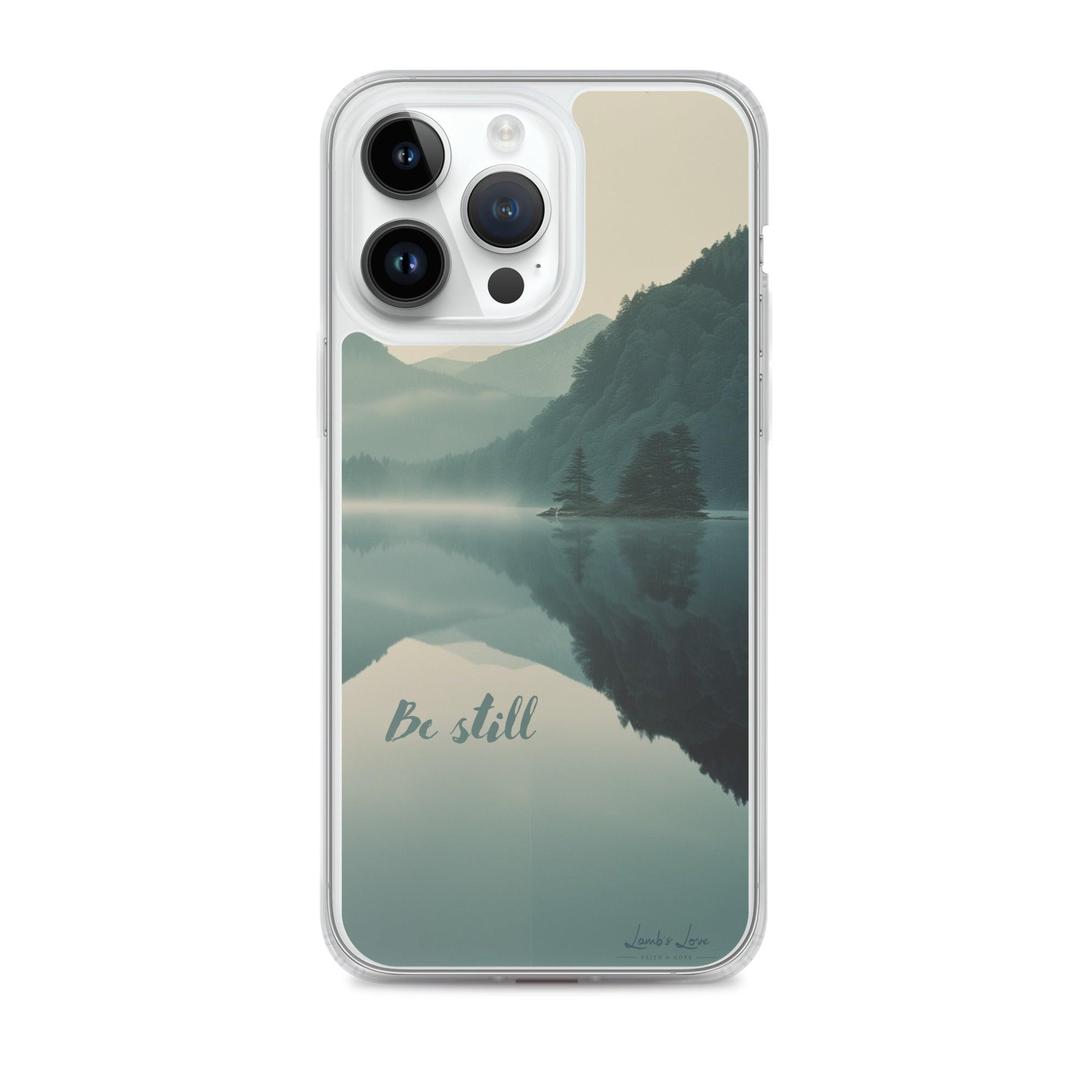 Be Still, Clear-edge Case for iPhone - Lamb’s Love