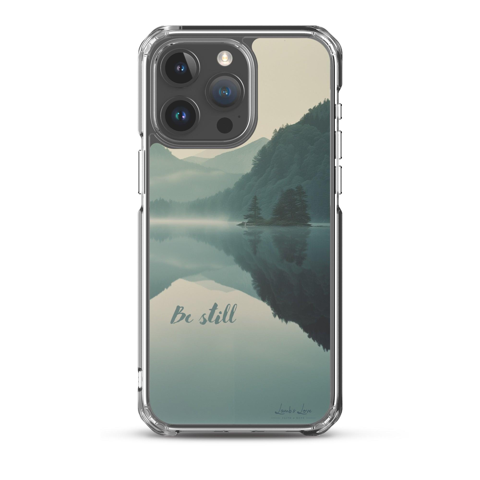 Be Still, Clear-edge Case for iPhone - Lamb’s Love