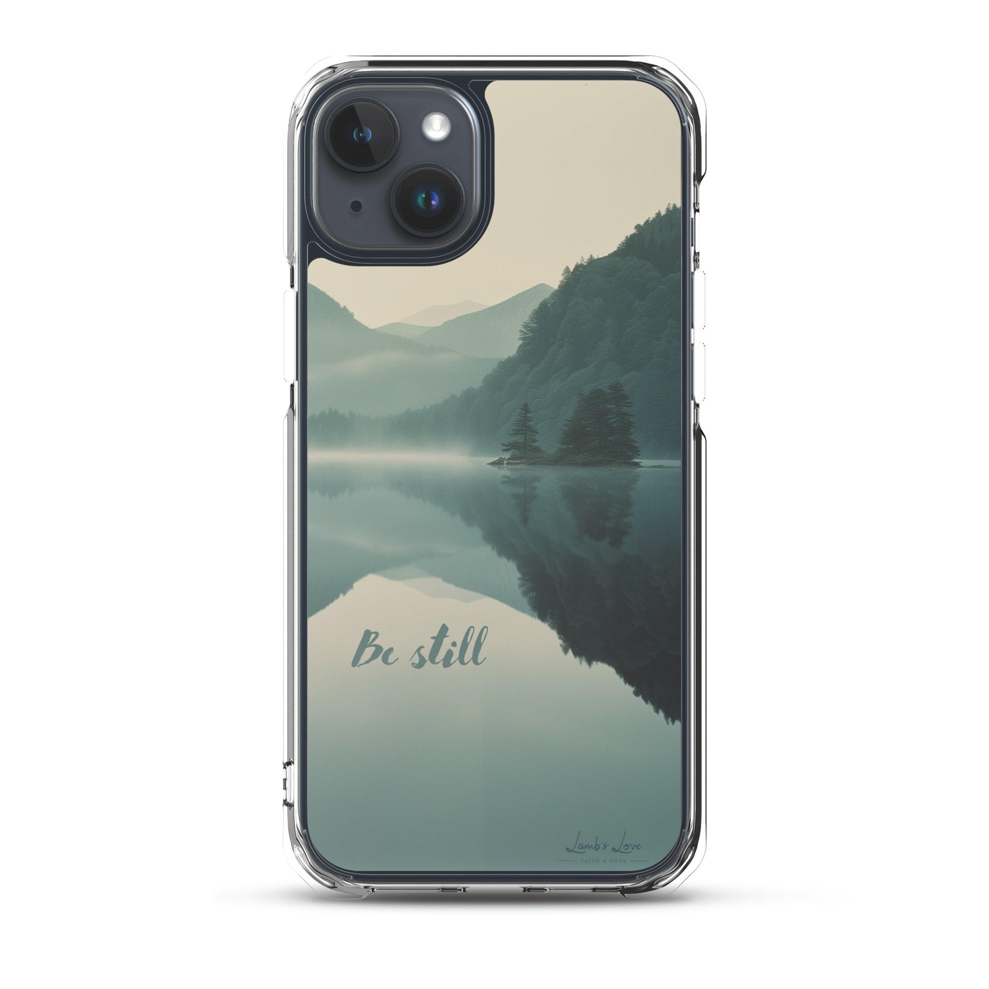 Be Still, Clear-edge Case for iPhone - Lamb’s Love