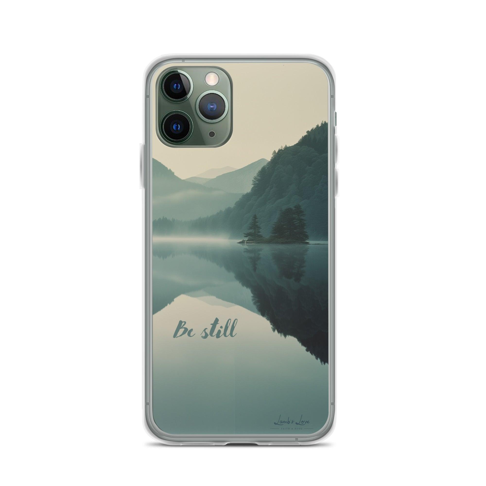 Be Still, Clear-edge Case for iPhone - Lamb’s Love