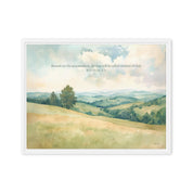 Blessed are Peacemakers, Framed Canvas - Lamb’s Love