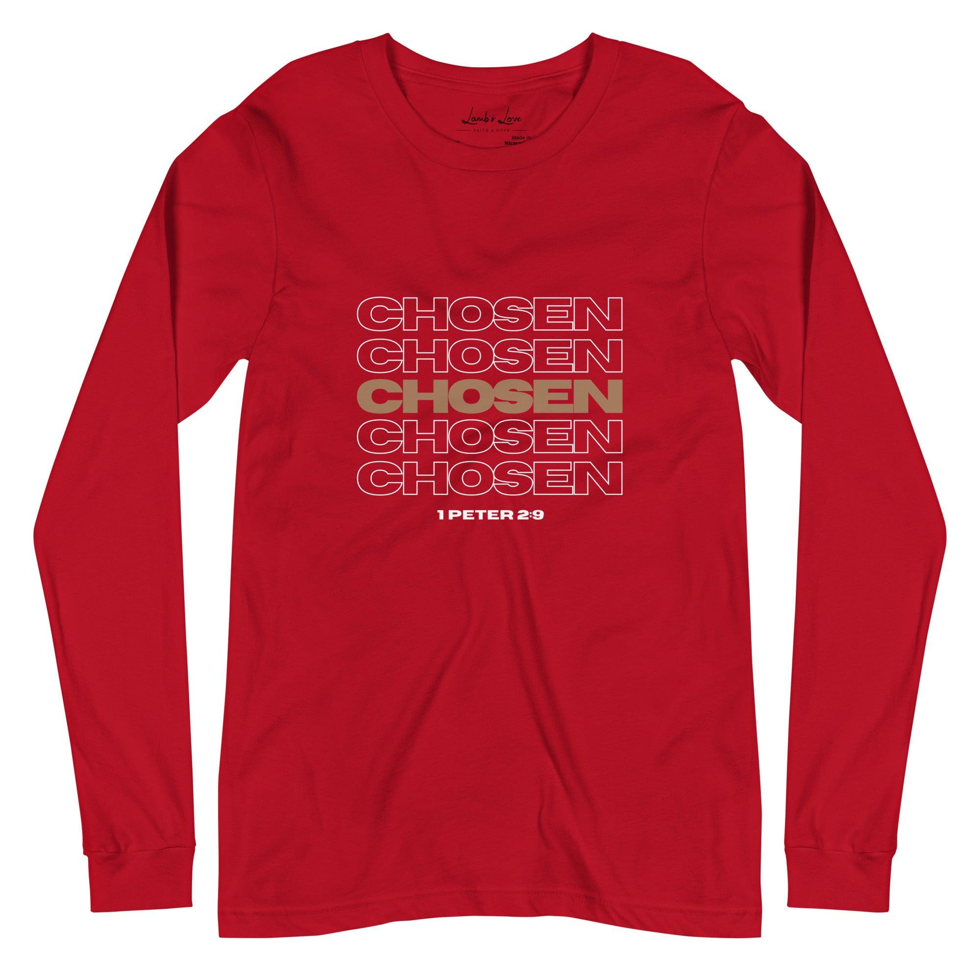 Chosen, Women's Long Sleeve Tee - Lamb’s Love