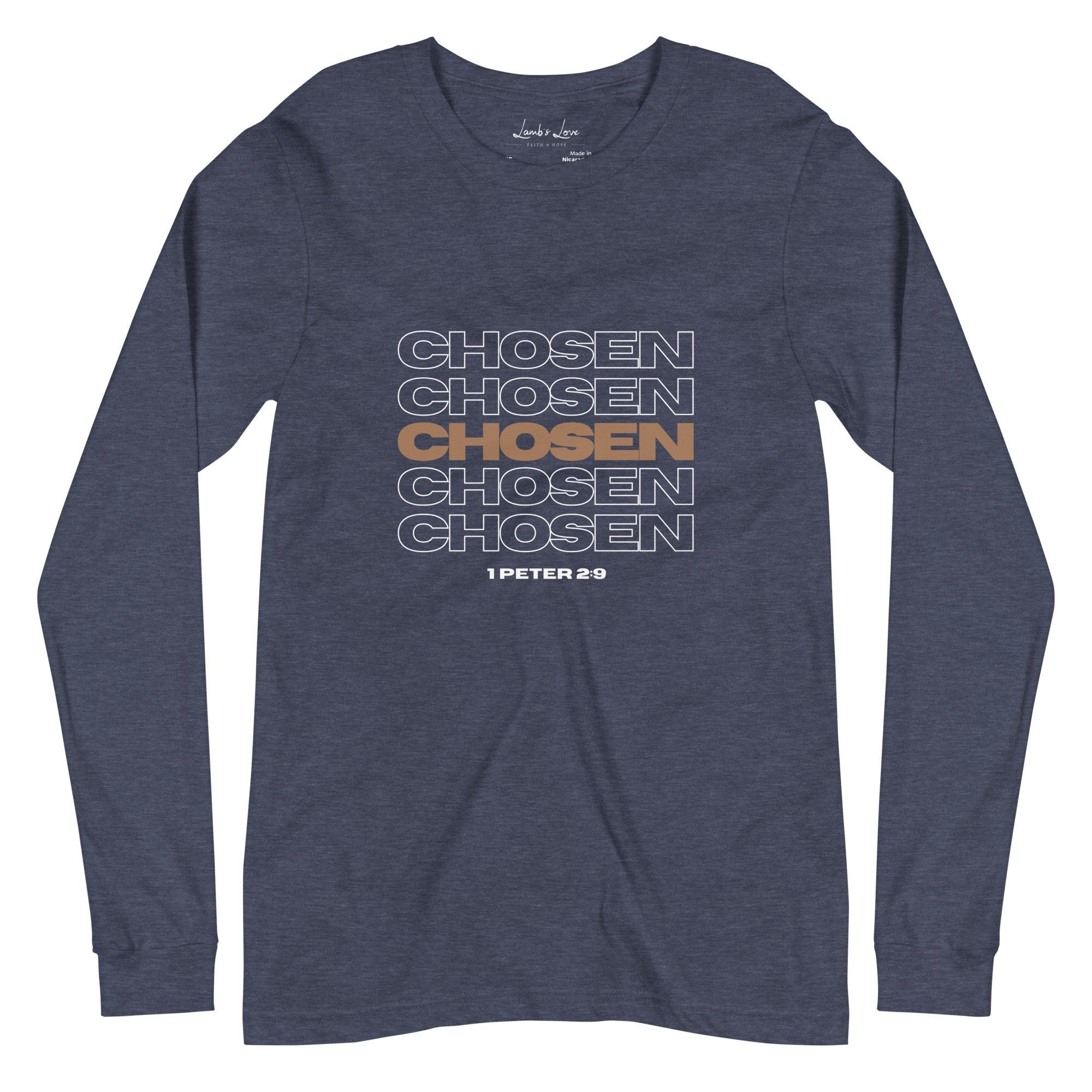 Chosen, Women's Long Sleeve Tee - Lamb’s Love