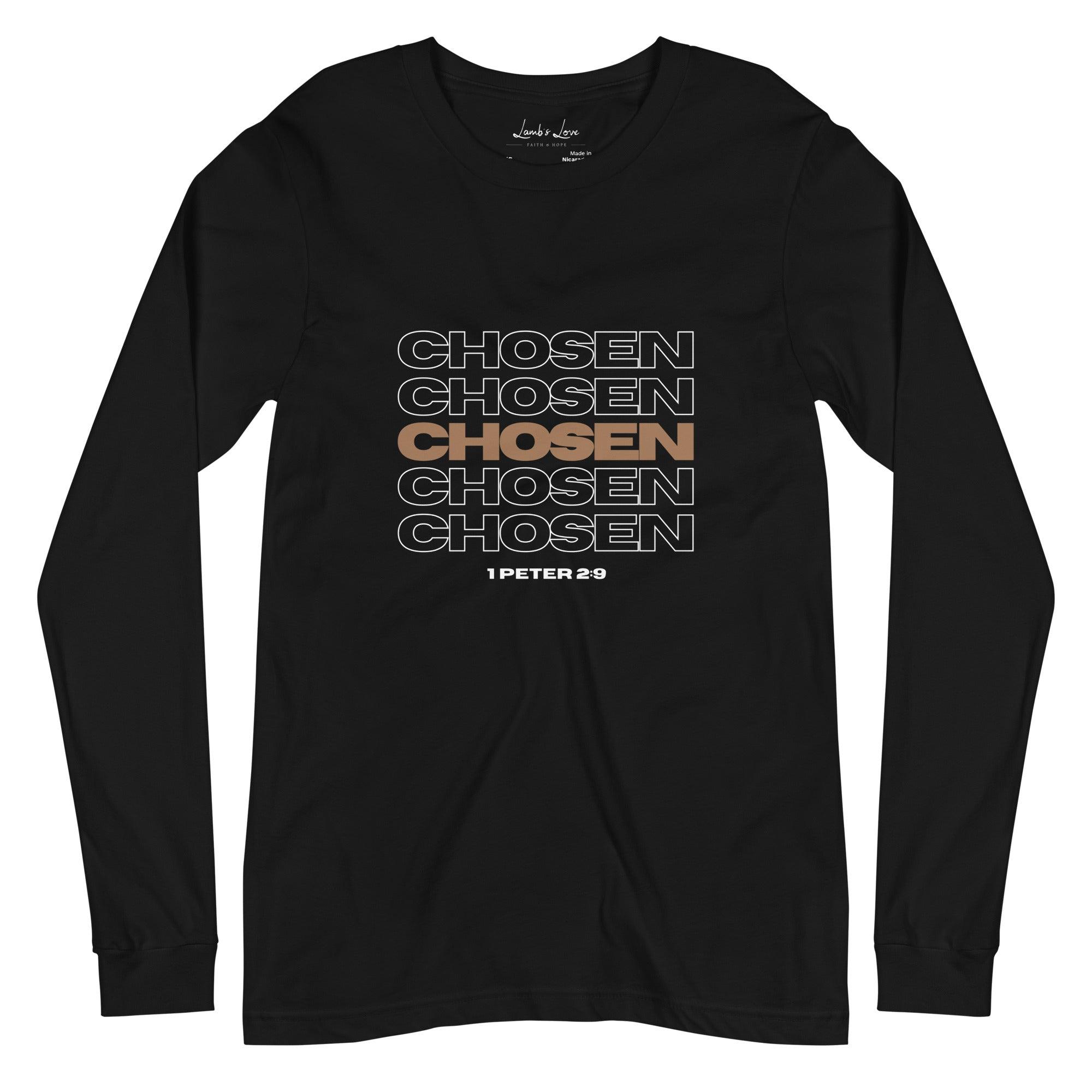 Chosen, Women's Long Sleeve Tee - Lamb’s Love