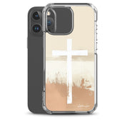 Cross, Clear - edge Case for iPhone - Lamb’s Love