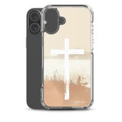 Cross, Clear - edge Case for iPhone - Lamb’s Love