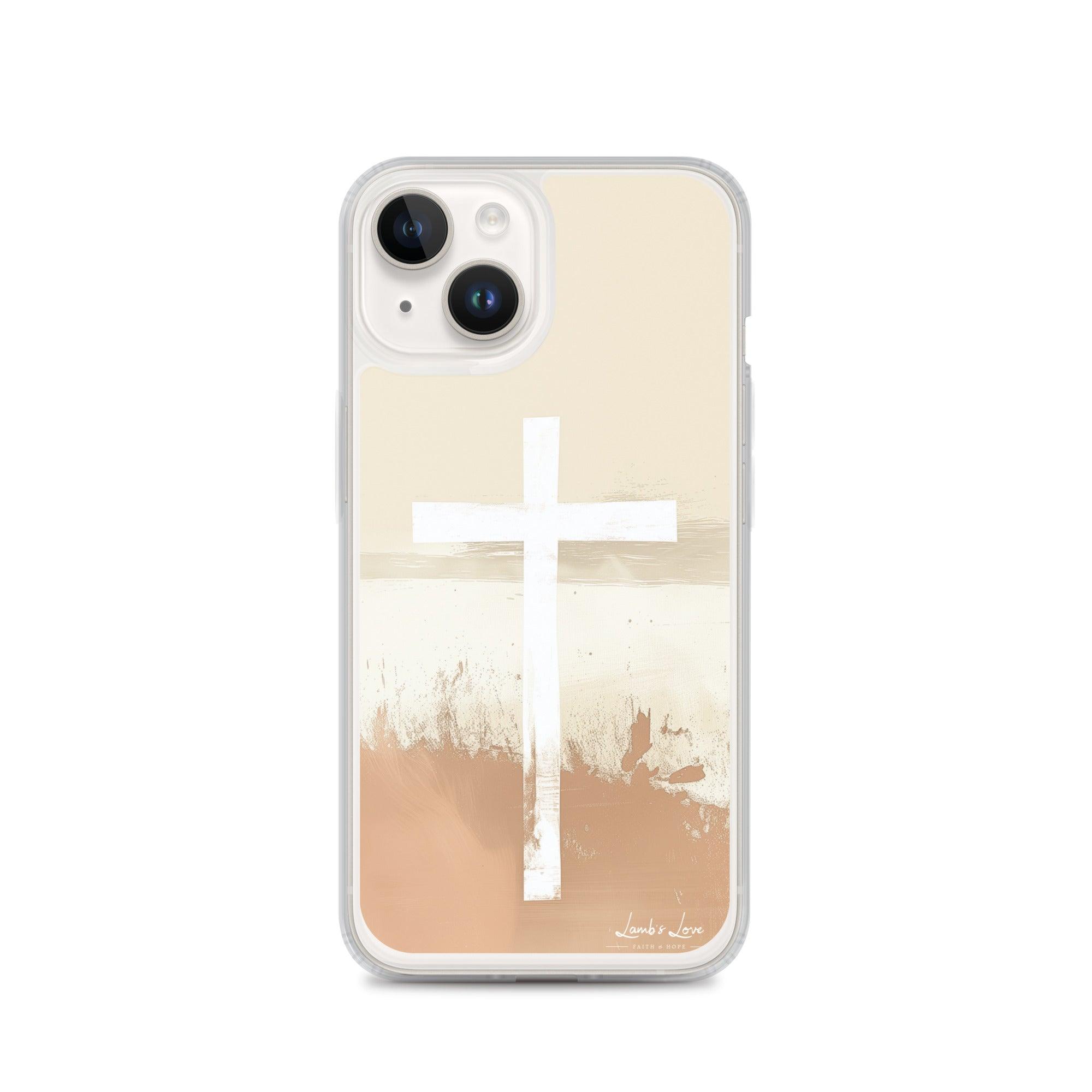 Cross, Clear-edge Case for iPhone - Lamb’s Love