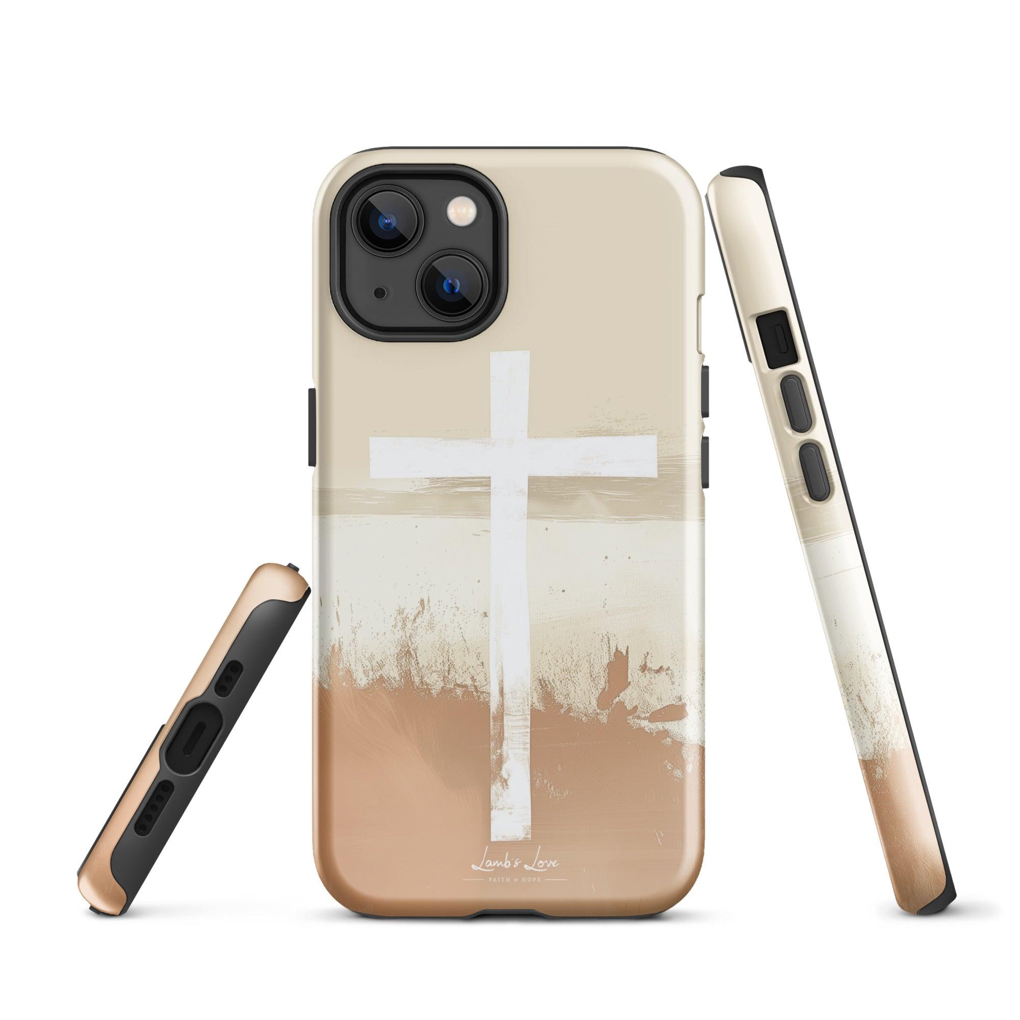 Cross, Dual-layer Case for iPhone - Lamb’s Love