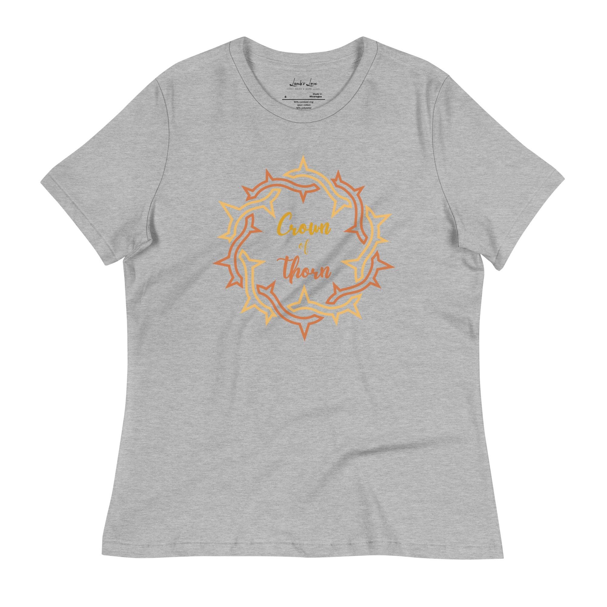 Crown of Thorn, Women's T-Shirt - Lamb’s Love