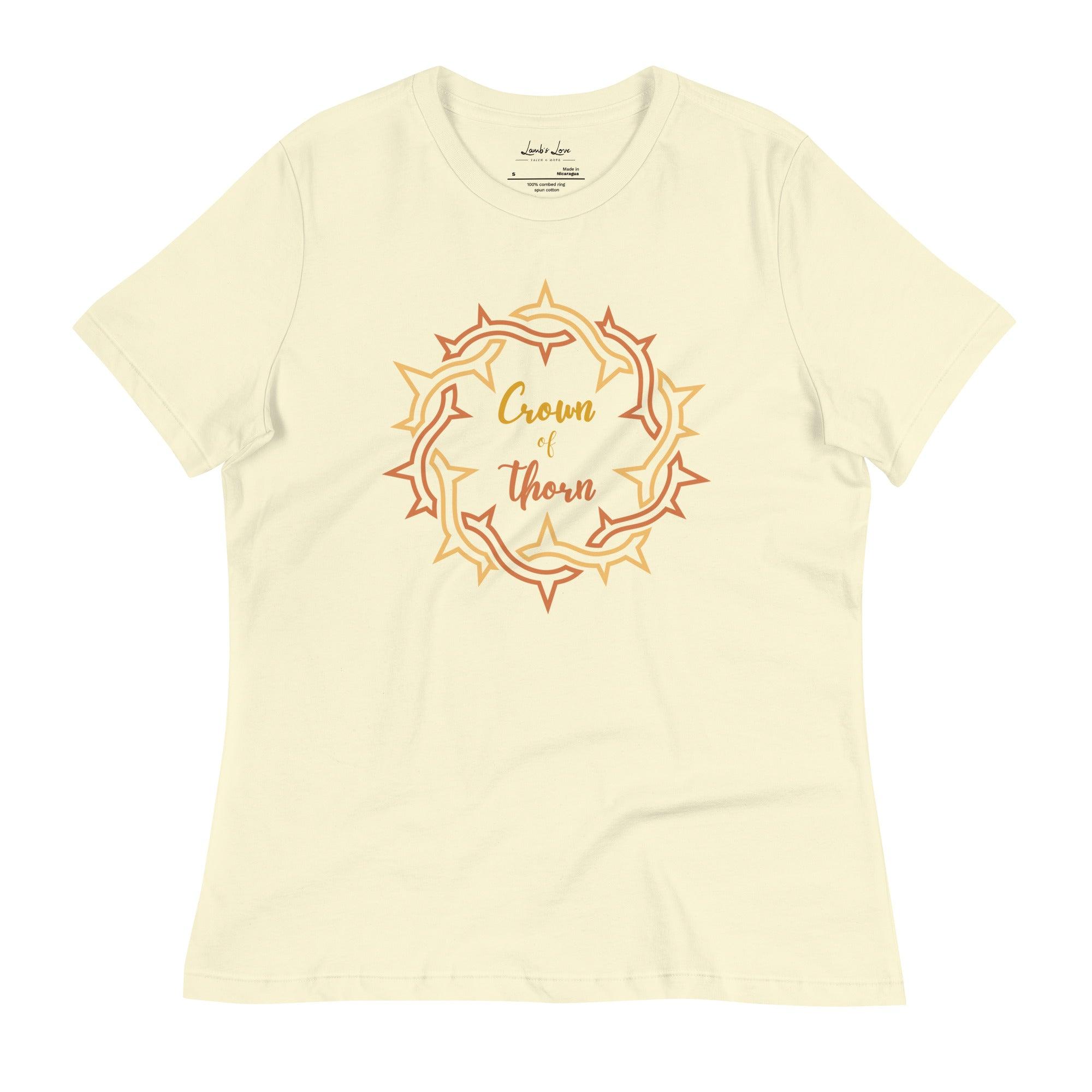 Crown of Thorn, Women's T-Shirt - Lamb’s Love