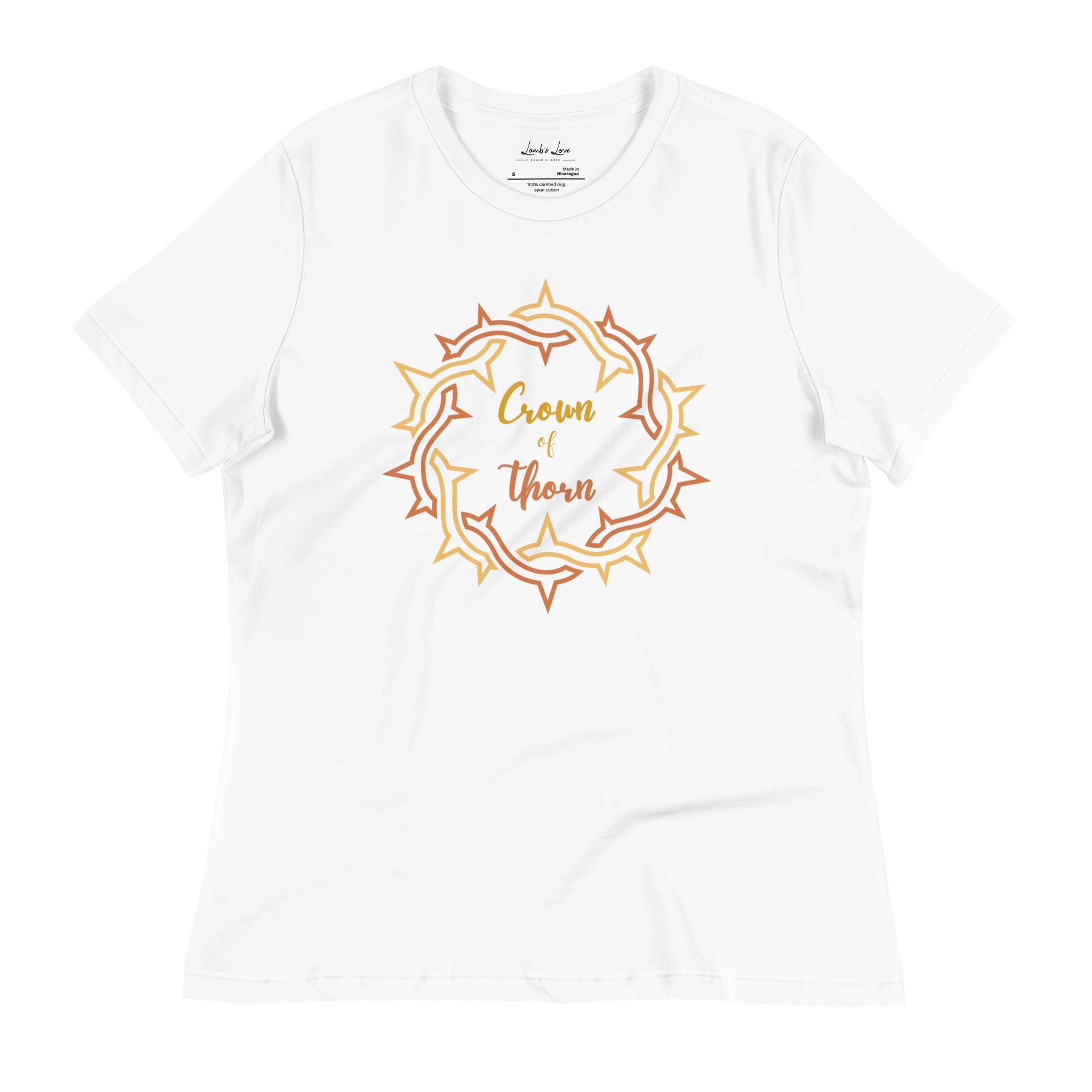 Crown of Thorn, Women's T-Shirt - Lamb’s Love