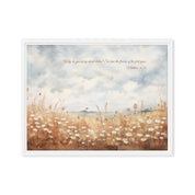 Do Not Worry, Framed Canvas - Lamb’s Love