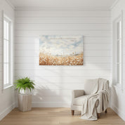 Do Not Worry, Christian Wildflowers Landscape Scripture Wall Art, Matthew 6:28