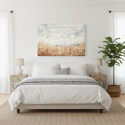 Do Not Worry, Christian Wildflowers Landscape Scripture Wall Art, Matthew 6:28