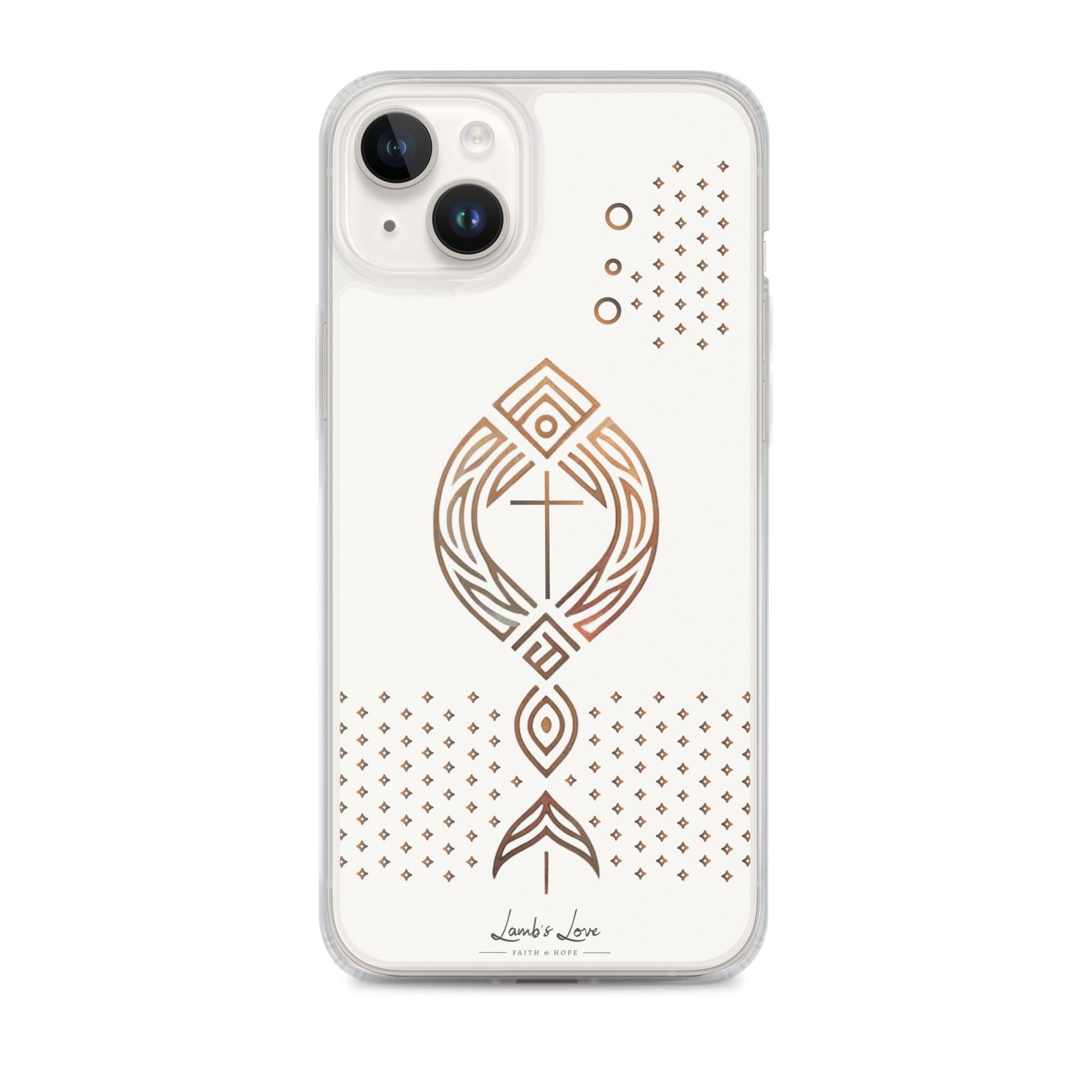 Elegant Ichthys, Clear-edge Case for iPhone - Lamb’s Love