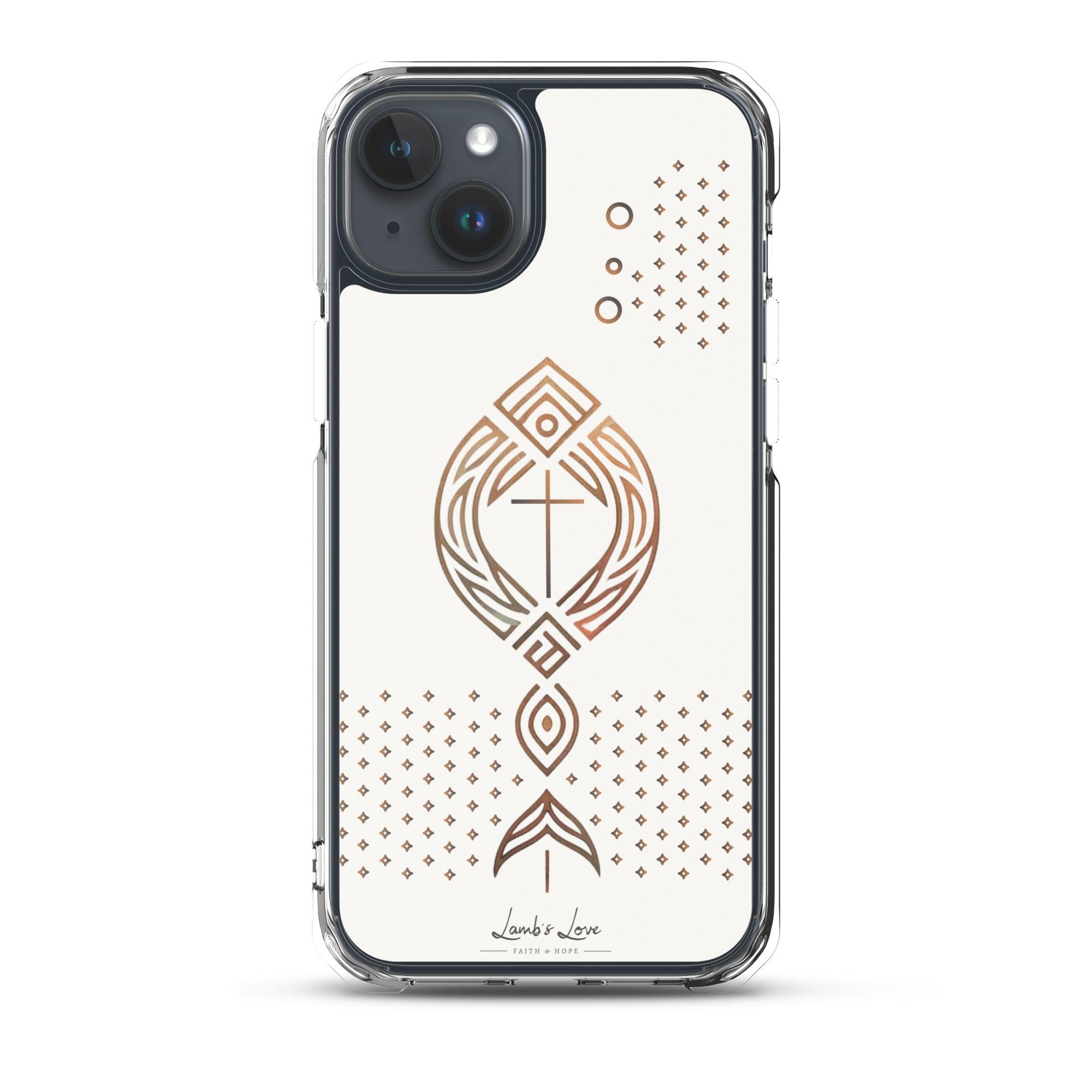 Elegant Ichthys, Clear-edge Case for iPhone - Lamb’s Love