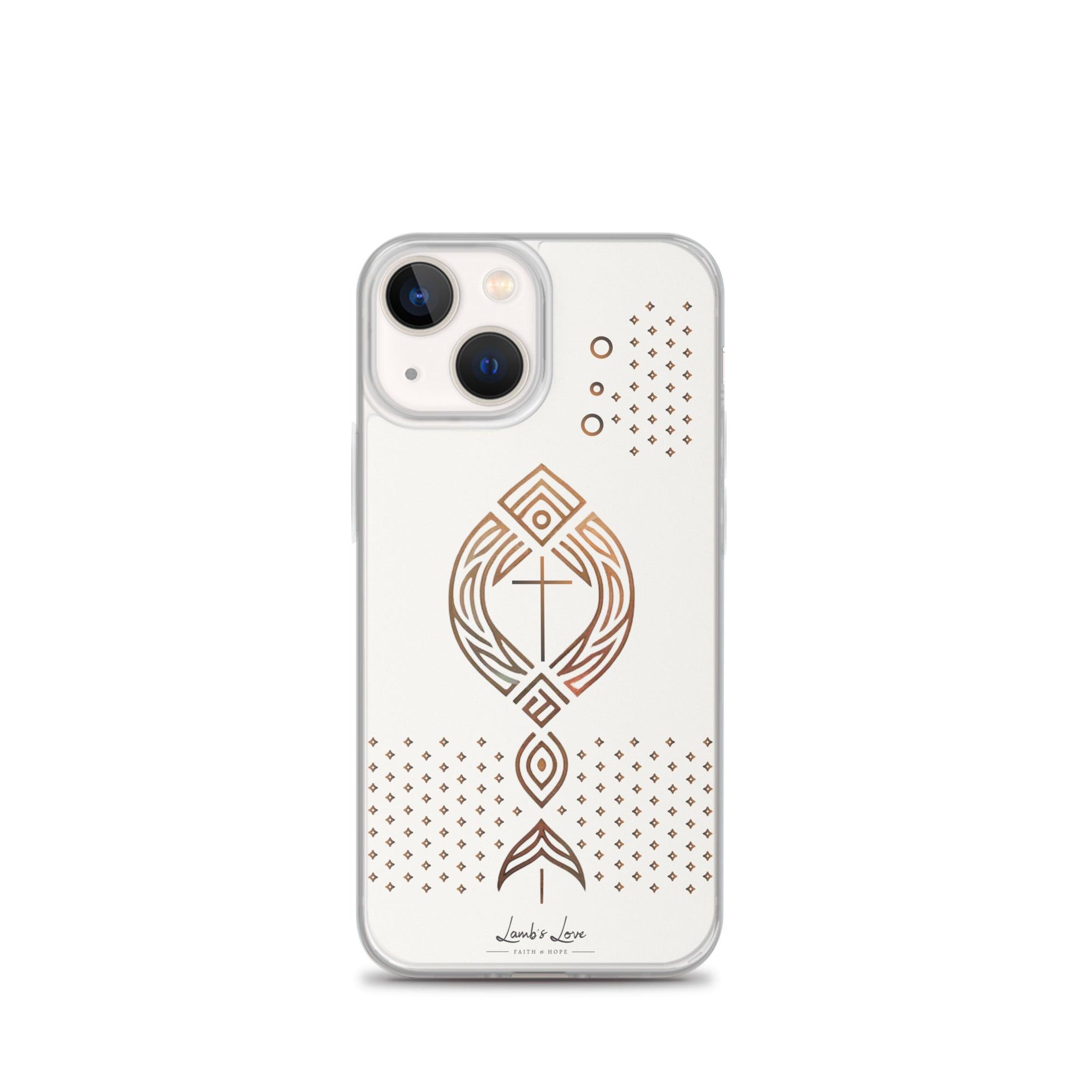 Elegant Ichthys, Clear-edge Case for iPhone - Lamb’s Love