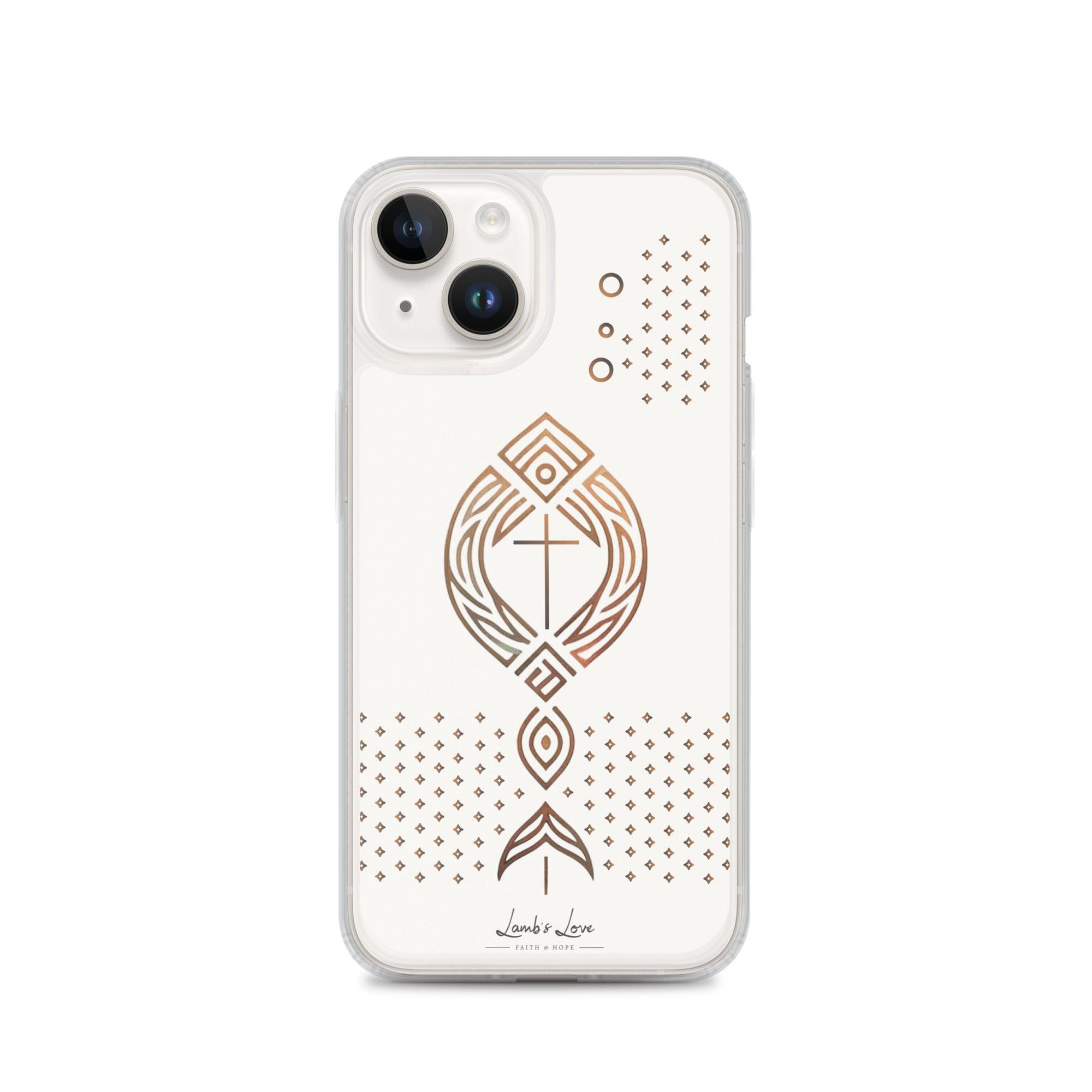 Elegant Ichthys, Clear-edge Case for iPhone - Lamb’s Love