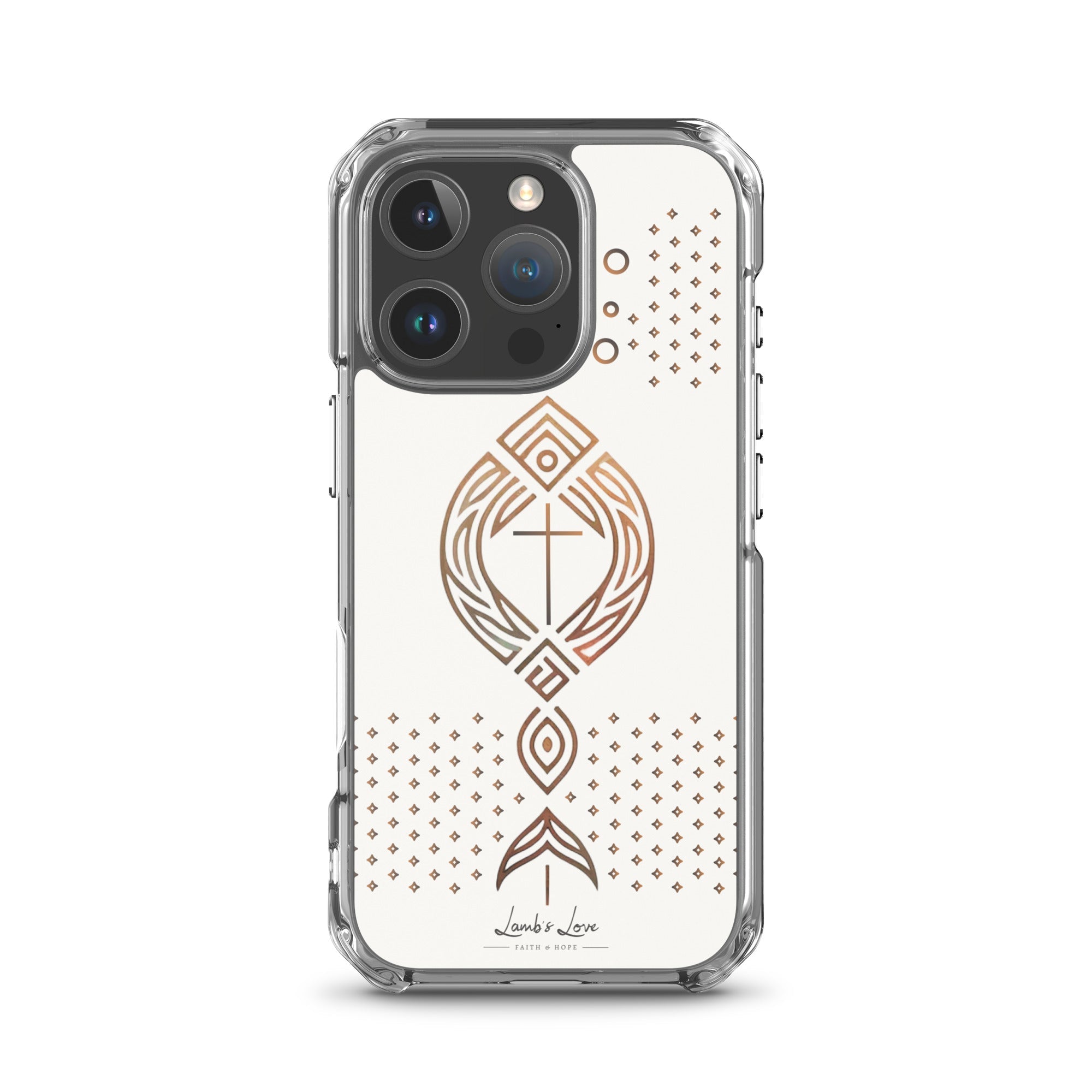 Elegant Ichthys, Clear - edge Case for iPhone - Lamb’s Love