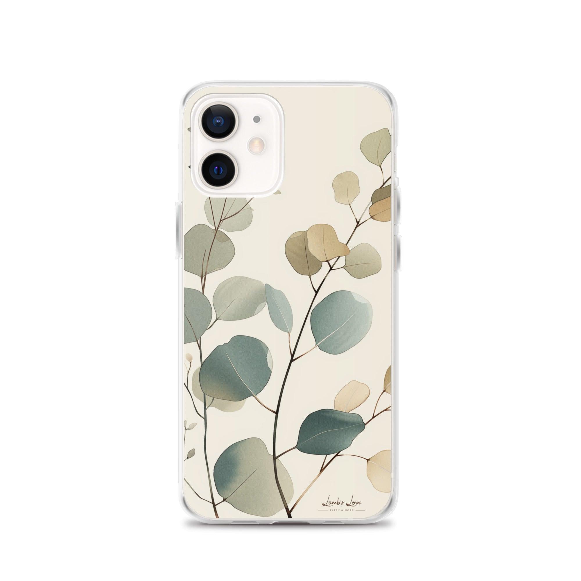 Eucalyptus, Clear-edge Case for iPhone - Lamb’s Love