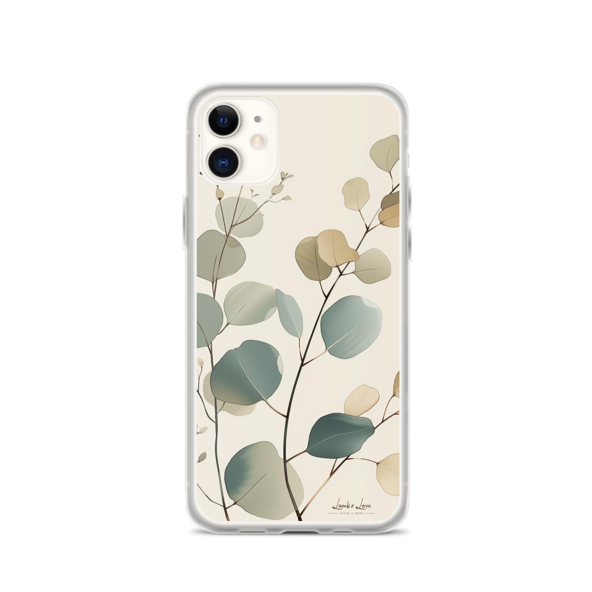 Eucalyptus, Clear-edge Case for iPhone - Lamb’s Love