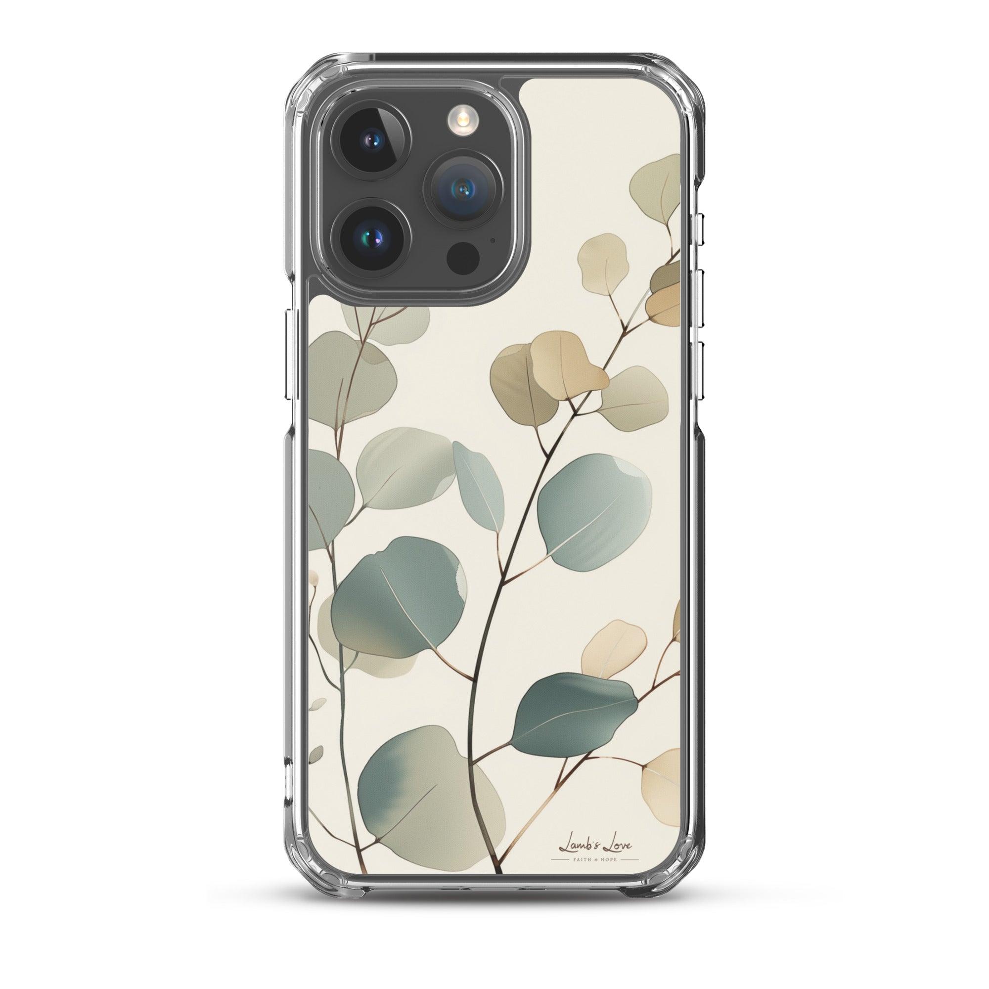 Eucalyptus, Clear-edge Case for iPhone - Lamb’s Love